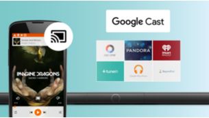 Jednoduše odesílejte hudbu z telefonu do reproduktoru se službou Google Cast