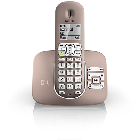 XL5951C/38 SoClear Draadloze telefoon met antwoordapparaat