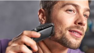 Doma las barbas largas y cortas