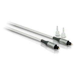 Fibre optic audio cable