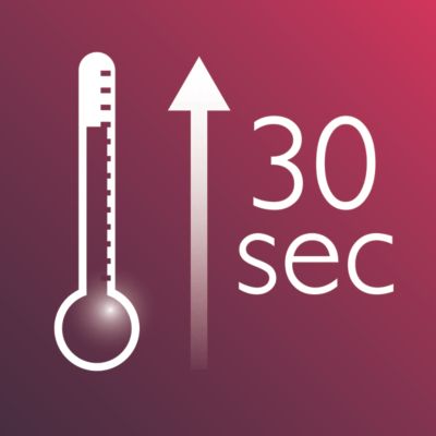 Plancha para el cabello: calentamiento rápido: lista para usar en 30 segundos