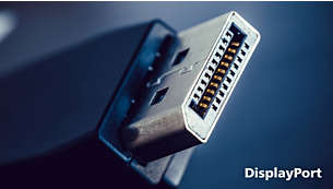 Connessione DisplayPort per la massima elaborazione delle immagini