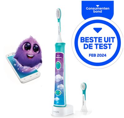 Philips Philips Sonicare For Kids Sonische, elektrische tandenborstel HX6322/04 aanbieding