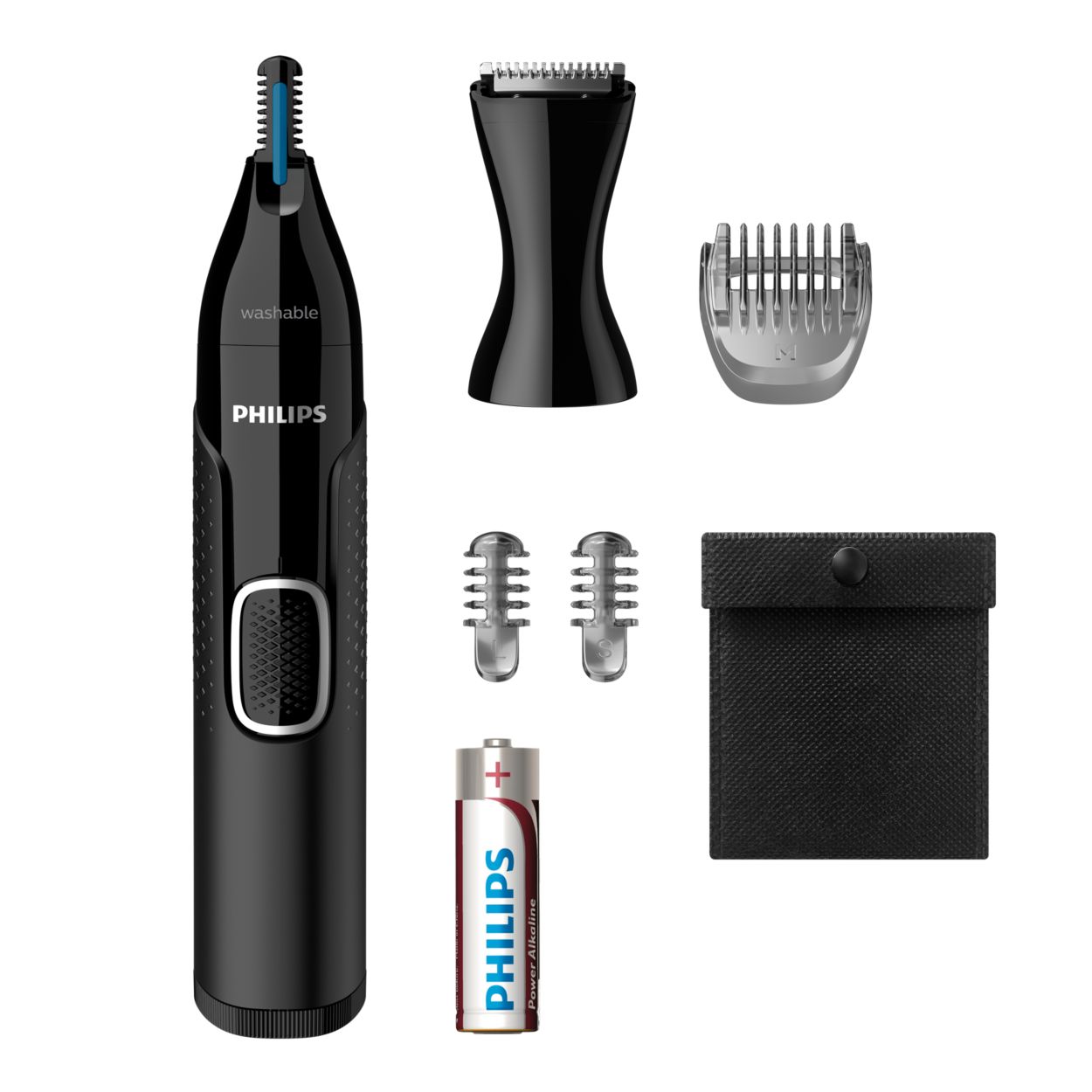 Nose trimmer series 5000 Recortador de precision para nariz orejas y cejas NT5650 16 Philips