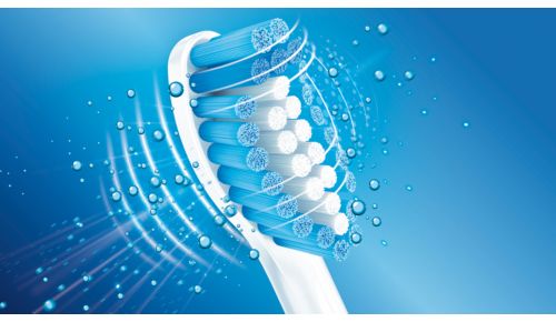 Innovatives Borstendesign entfernt Plaque auf sanfte Weise