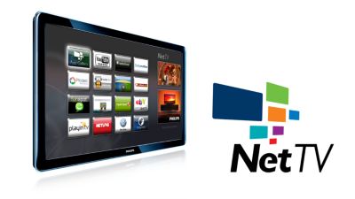 Philips Net TV ar Wi-Fi tiešsaistes pakalpojumiem televizorā