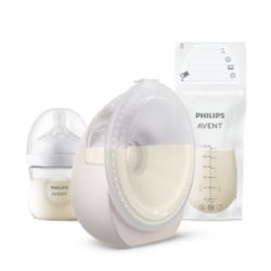Avent Single Breast Pump Starter Set Natural Care Handsfree Draagbaar