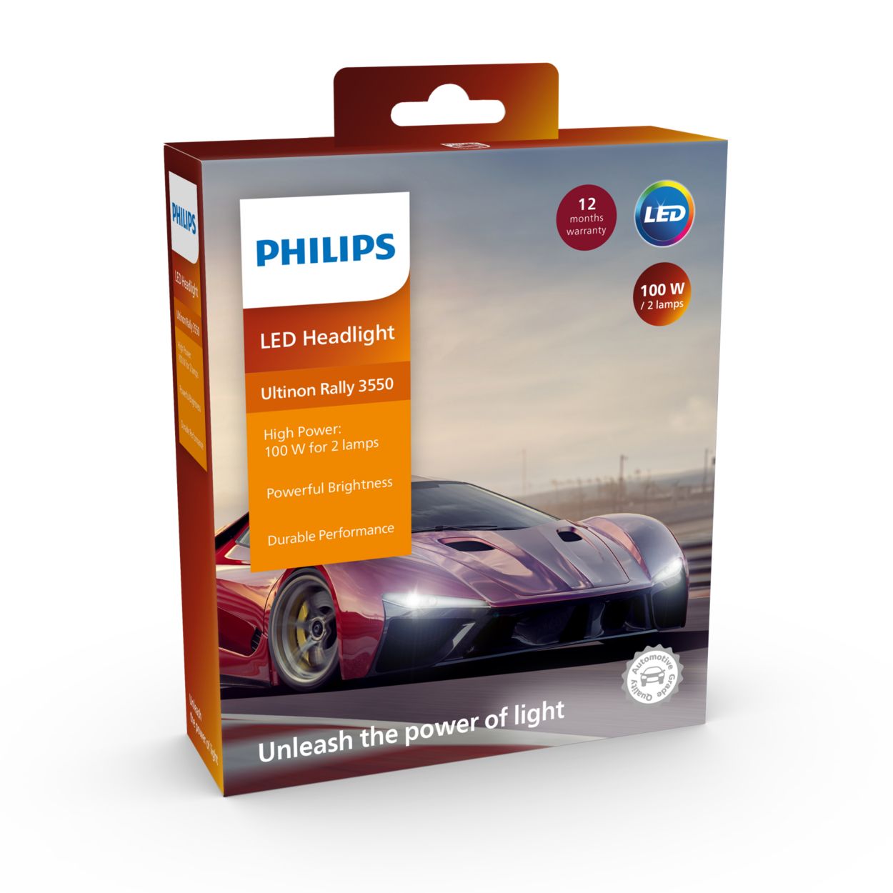 Philips H7 Ultinon Rally 3550 LED 50W 6500K Conversion Kit