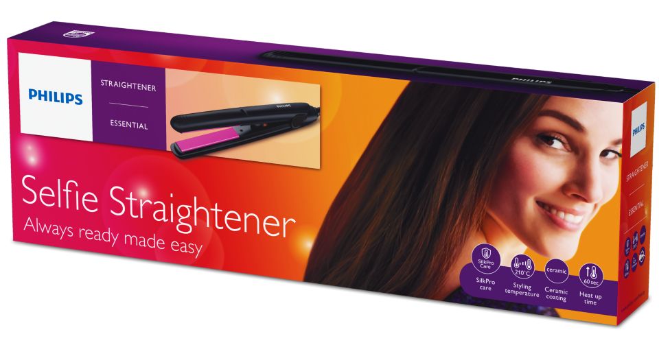 Philips hair shop selfie straightener