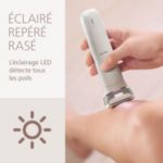 Rasage précis. Même dans les zones difficiles d'accès.