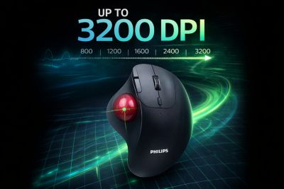 最大 3200 DPI