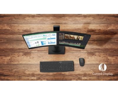 Curved display design