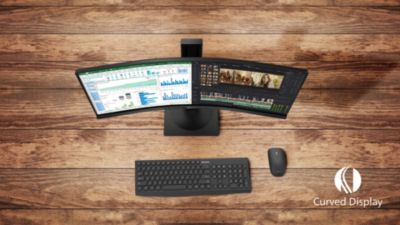 Curved Display Design for a More Immersive Experience