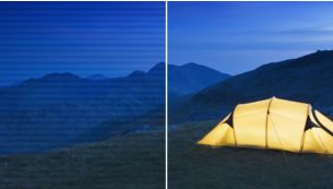 LowBlue mode and Flicker-free for easy-on-the-eyes viewing