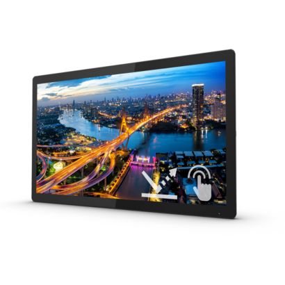 Brilliant interactive display with SmoothTouch