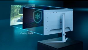 Protects and cools for lasting color clarity