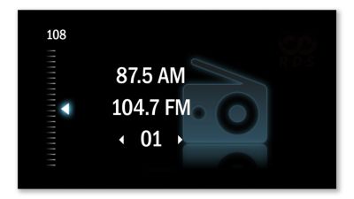 AM/ FM tuner for radio enjoyment