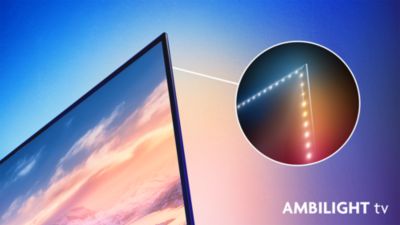 Ga volledig op in uw favoriete content. Ambilight TV