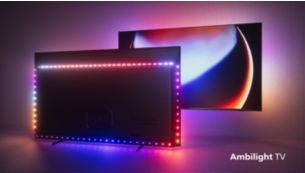 4-сторонняя подсветка Ambilight. Погружение стало ярче.