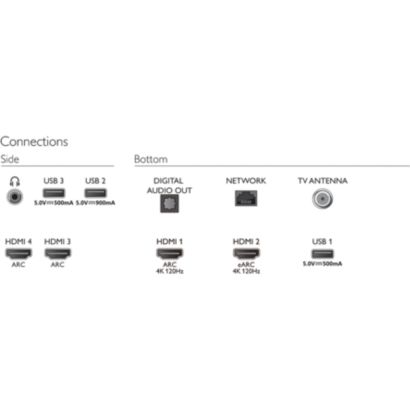 Connector side drawing
