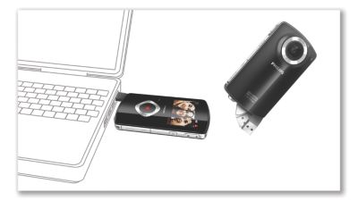 內建 USB 插槽，與 PC/Mac 輕鬆連線
