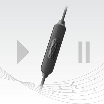 Featuring in-line remote with mic for music and calls