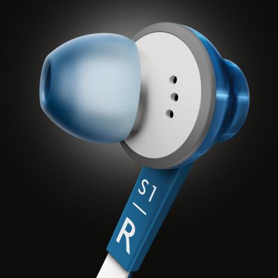 Ergonomic earphones fit perfectly while dispersing pressure