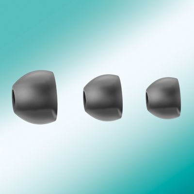 3 種可互換式橡皮耳塞尺寸，提供最佳貼合度