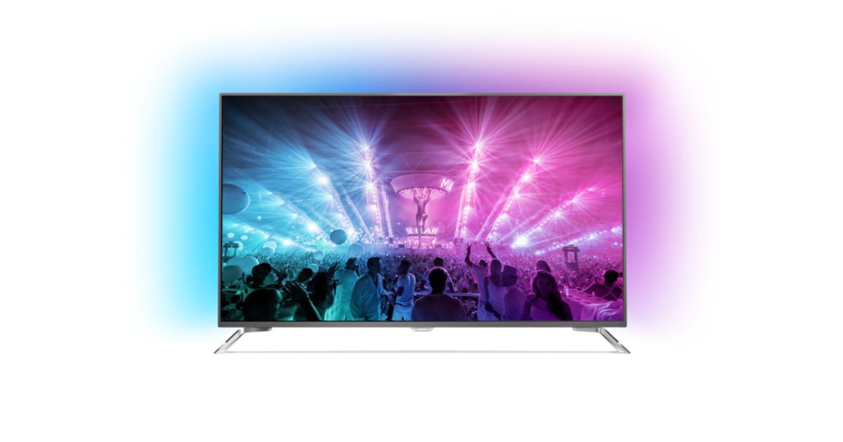 7000 series 4K Ultra Slim TV powered by Android TV™ 49PUS7101/12 | Philips