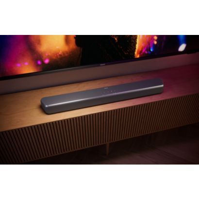 テレビに調和する、豊かで洗練されたステレオサウンド