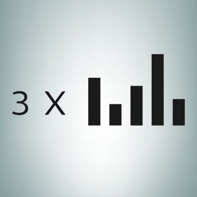 Three equalizer options to suit your sound preference