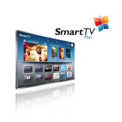 Smart TV f. Online-Dienste u. Zugriff auf Multimediainhalte über den Fernseher