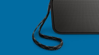 Carry it anywhere with the by-packed finely knitted strap