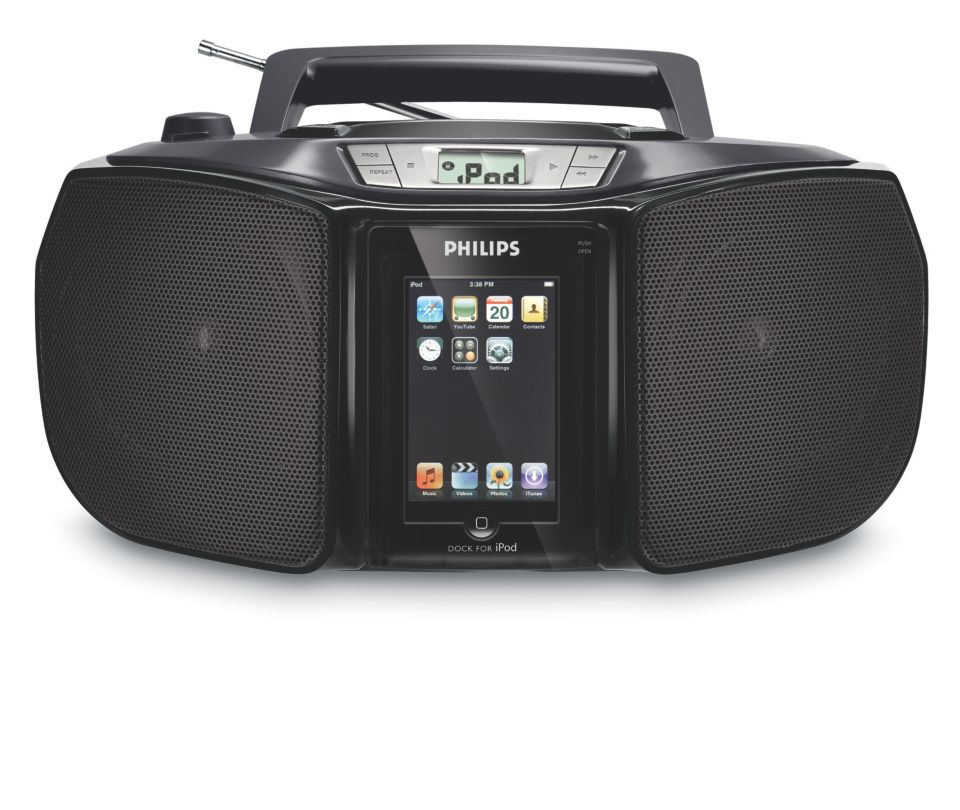 Слушайте музыку с iPod и CD где бы вы ни были
