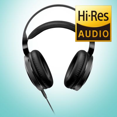 High-res audio via wired connection