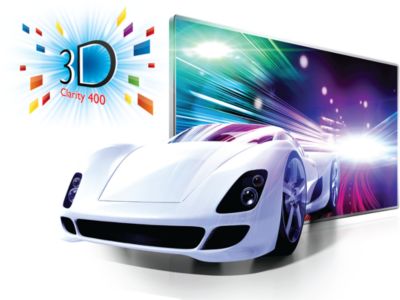 3D Clarity 400 per un'esperienza Full HD 3D entusiasmante