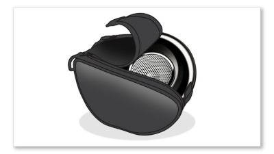 Carrying pouch to protect your speakers when not in use