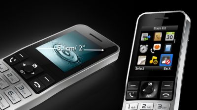 Ecrã TFT alta resolução de 5,1 cm (2")