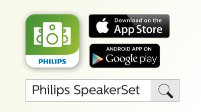 Con l'applicazione di supporto Philips, la configurazione dell'altoparlante wireless è semplice
