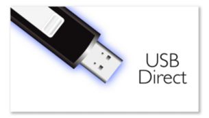 Слушайте музыку MP3/WMA напрямую с портативных устройств USB