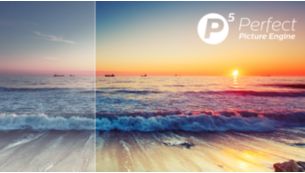 Идеальное качество изображения с процессором Philips P5 Perfect Picture.