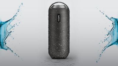 Diseño a prueba de salpicaduras ideal para el uso en exteriores (IPX4)