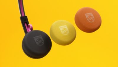 Vederlichte pasvorm en extra oorkussens in retrokleuren