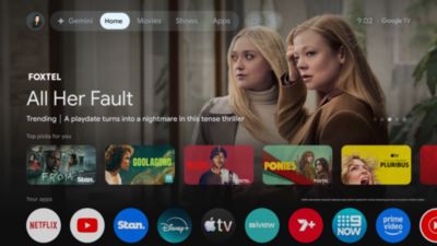 Chat with Gemini – A smarter voice assistant for TV that’s truly personal.