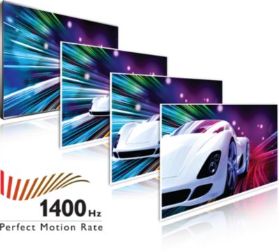 Perfect Motion Rate (PMR) 1400 Hz pentru o claritate extraordinară a mişcării