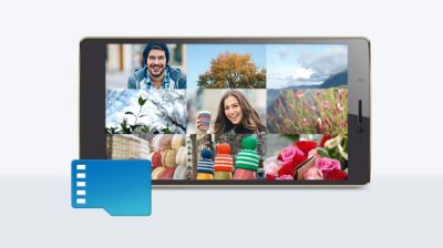 Flexible Micro SD slot for expanded storage