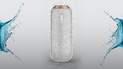 Diseño a prueba de salpicaduras ideal para utilizarlo en el exterior (IPX4)