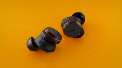 Genießen Sie Musik draußen. Wasserdicht gemäß IPX5
