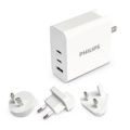 Настенное зарядное устройство, 2 разъема USB-C и 1 разъем USB-A