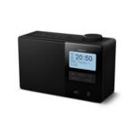 Splash-proof portable radio for home and garden